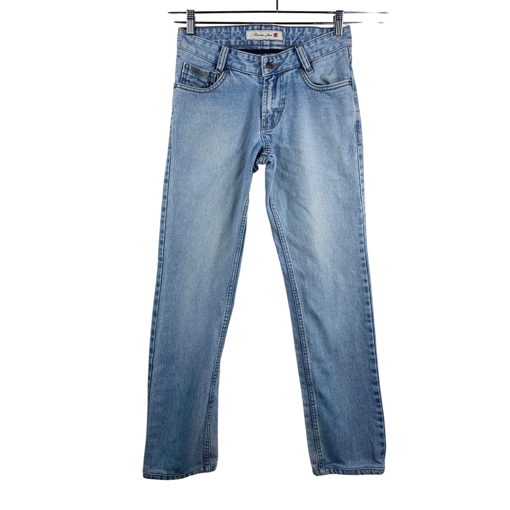 VTG‎ Lawman Jeans Straight Leg sz 30 Light Wash  low rise Y2K cow girl boho